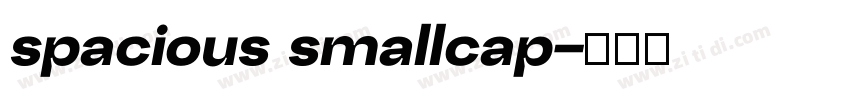 spacious smallcap字体转换